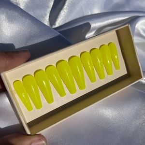 Neon Press On Nails